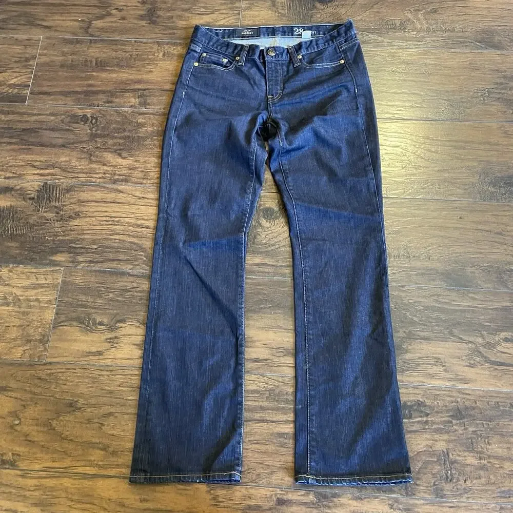 J Crew Jeans Bootcut Women’s Size 28 Dark Blue